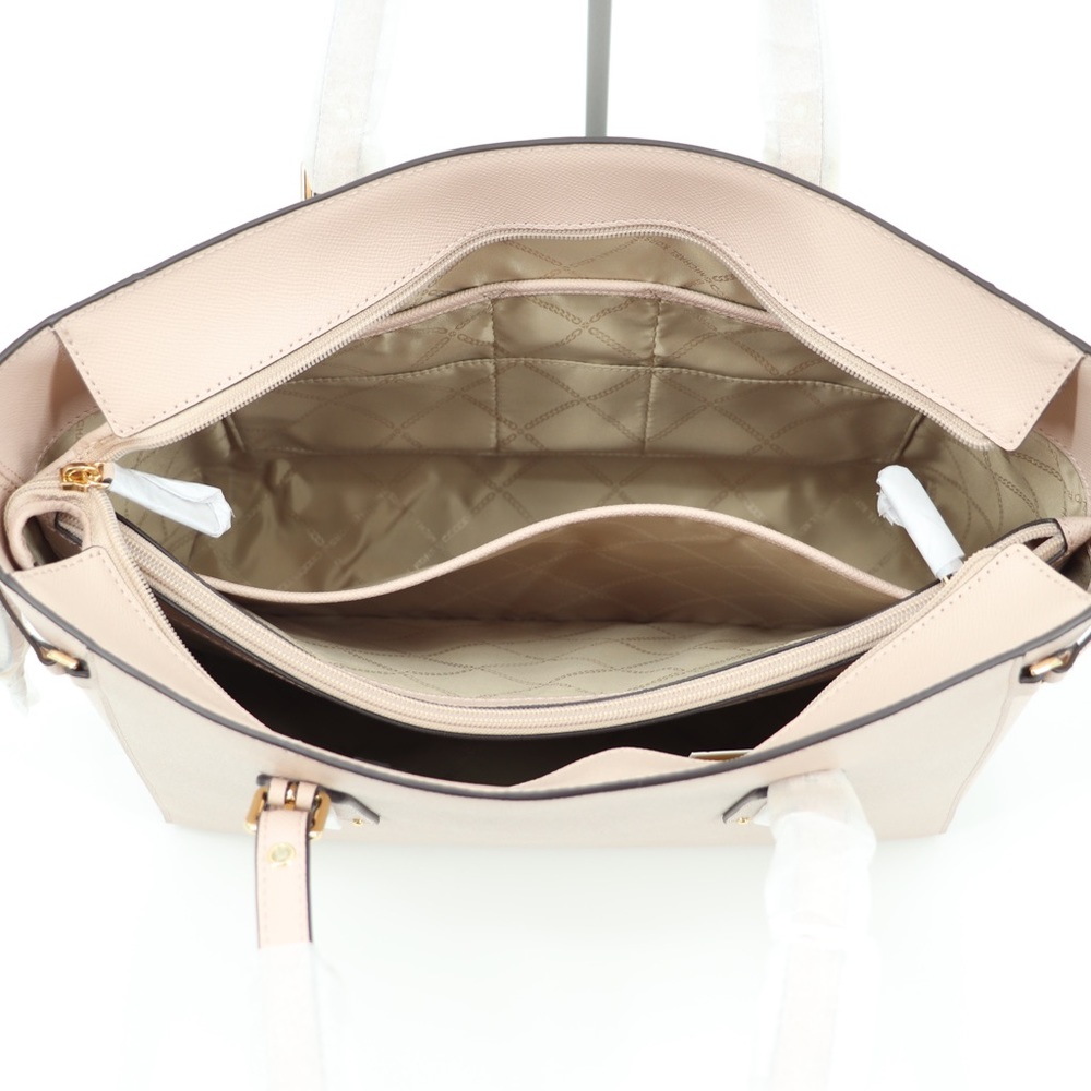 Brand New Michael Kors Voyager Saffiano Leather Tote Pink - Picture 10 of 12